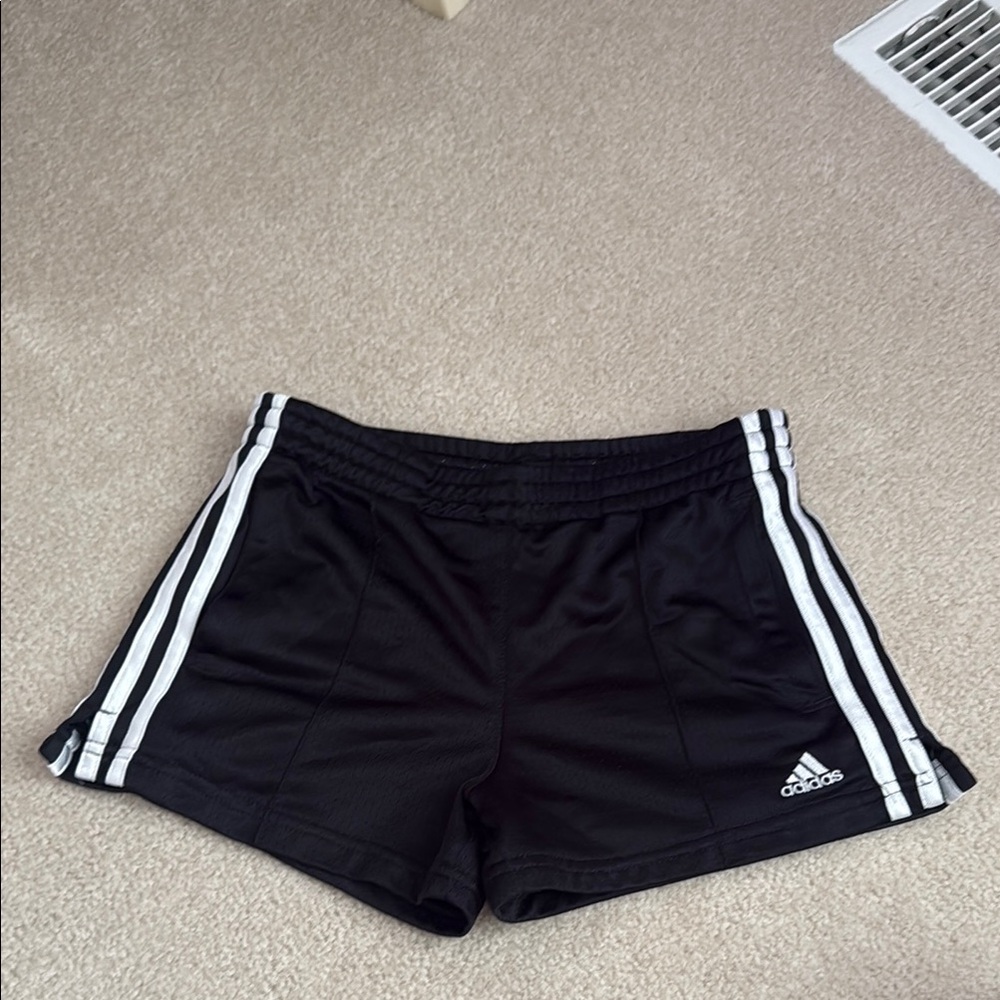Adidas Black and White Performance Shorts